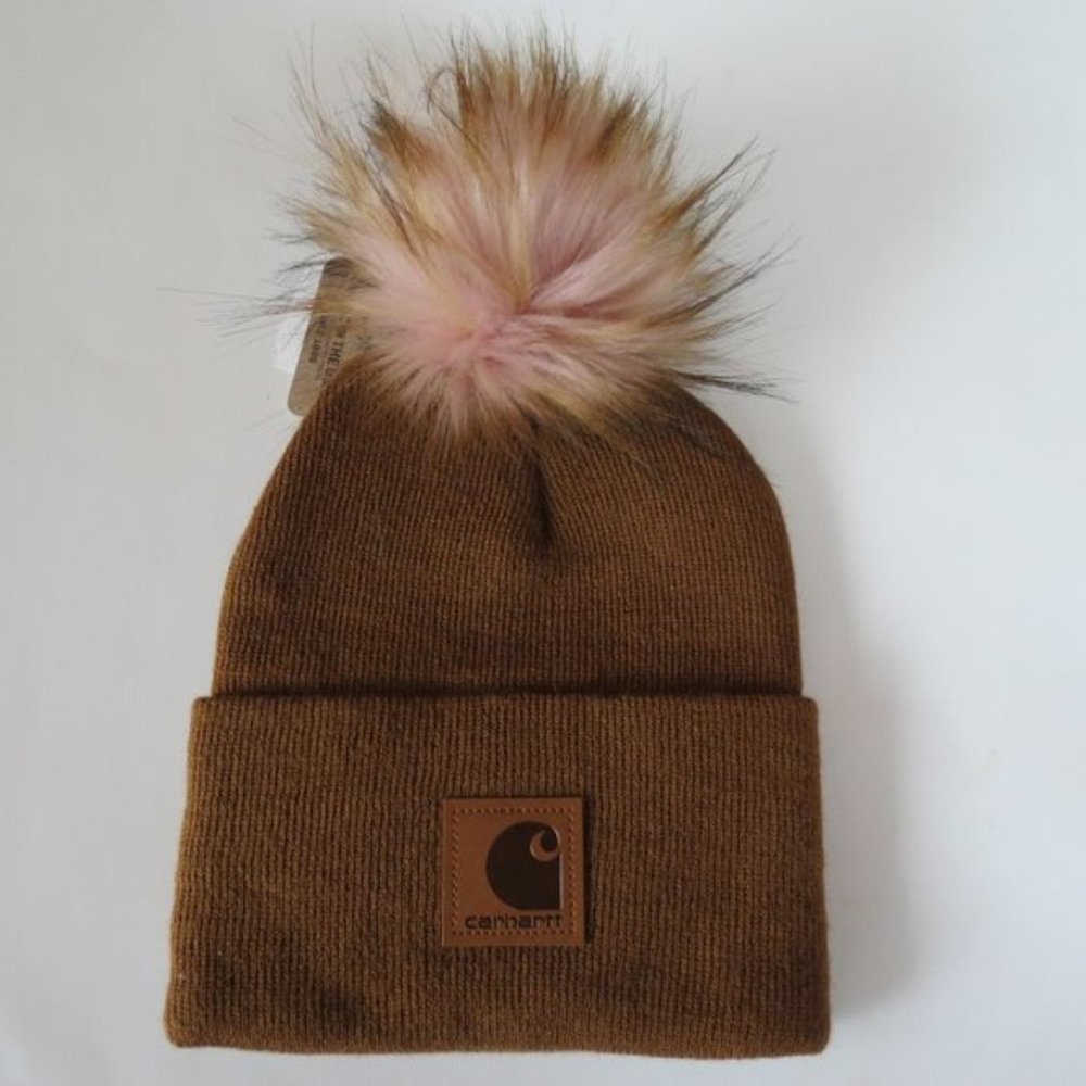 Carhartt Beanie Handmade in USA Pom